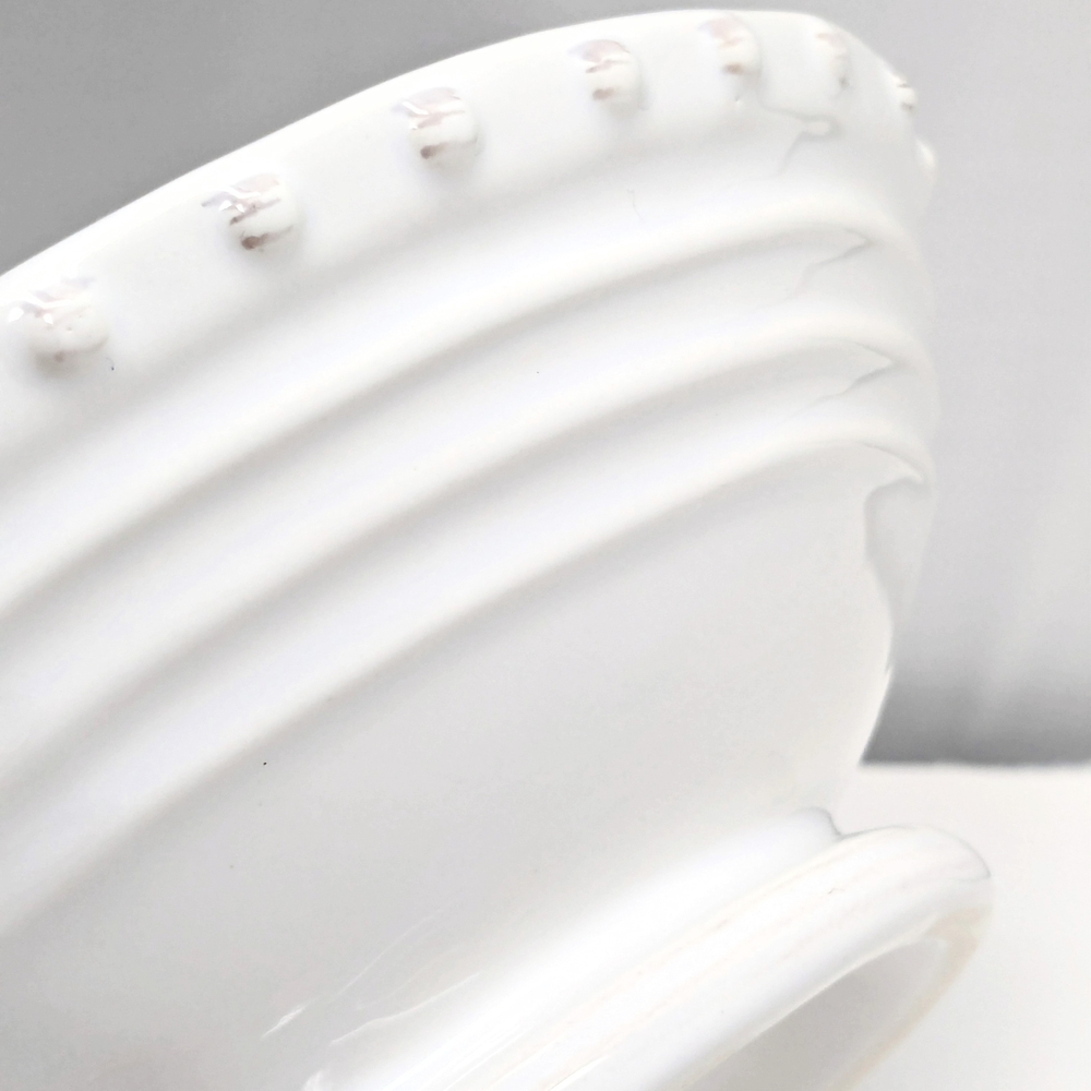 Mud Pie White Ceramic Dip Bowl "Dip dip hooray" - Picture 4 of 4
